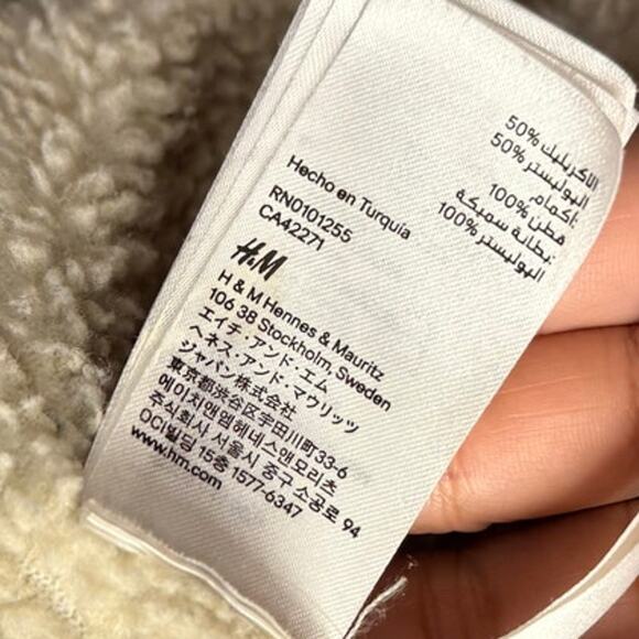 Isabel Marant Pour‎ H&M Tribal Arms Denim Jean Jacket Girls US 9-10Y - Picture 6 of 7